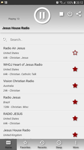 Android application Christian Music screenshort
