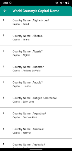 General Knowledge India Screen 3