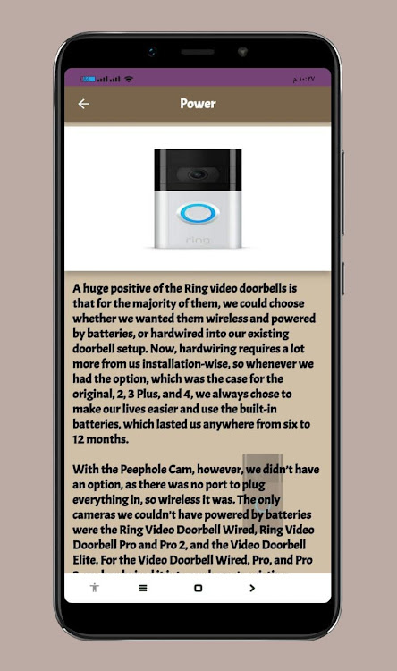 ring doorbell Video guide - 5 - (Android)