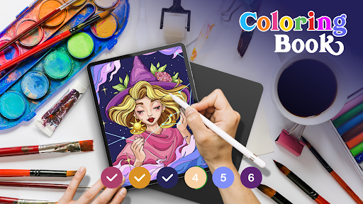 Android application Coloring Book: Paint by Number screenshort