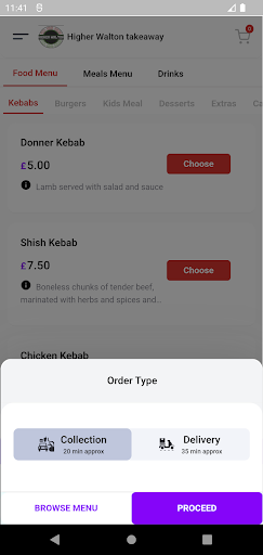 Higher Walton Takeaway Screen 2