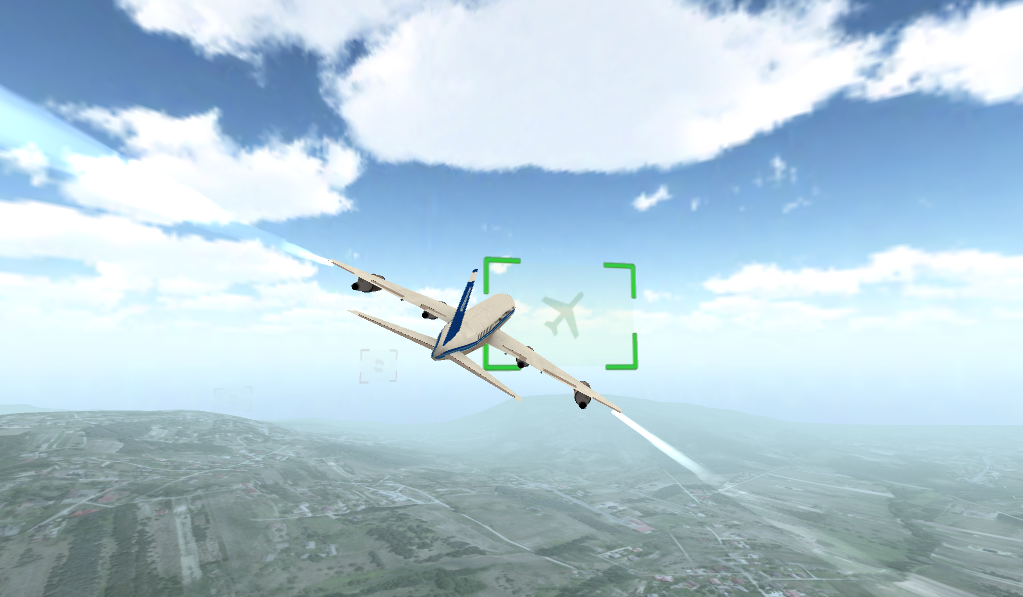 Android application Airplane Flight Simulator screenshort