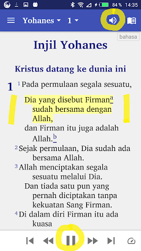 Android application Bahasa Indonesia with English screenshort