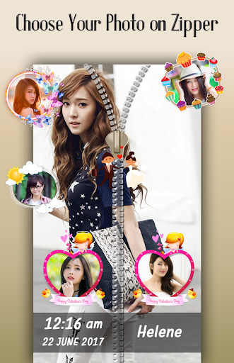 Lord Krishna Zipper Lock Screen