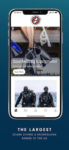 Android application Mike's Dive Store screenshort