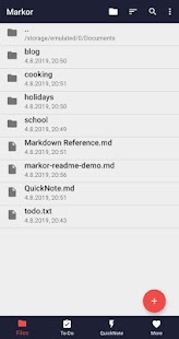 Markor: Edit Markdown offline Screenshot