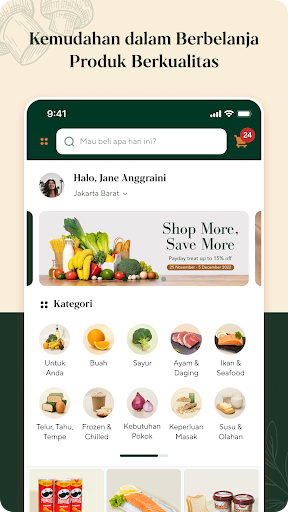 PRIMARO - Groceries Online Screen 2