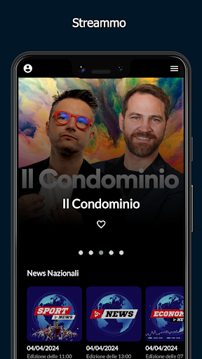 Android application Streammo screenshort