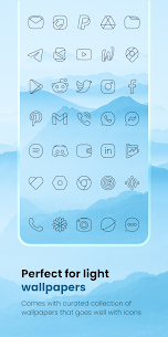 Vera Outline Black Icon Pack Patched APK 2