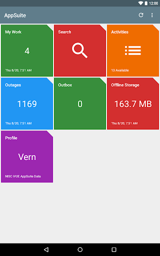 iVUE AppSuite Screen 2