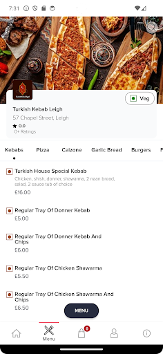 Turkish Kebab Leigh Screenshot 3 - AppWisp.com