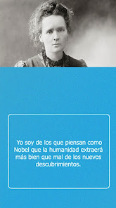 Imágen 4 Marie Curie frases inspiradora android