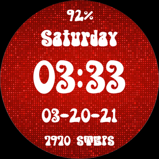 Disco 70s Party Club Watchface