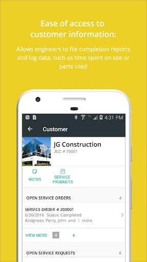 abas Field Service Screen 2