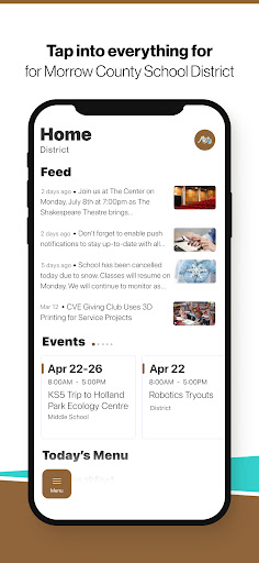 Android application Morrow County School District screenshort