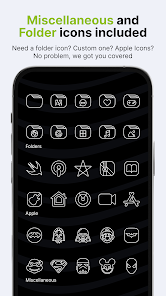 Vera Outline White Icon Pack APK v5.0.1 (Patched) Gallery 4