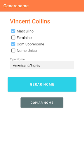 Generaname Screen 2