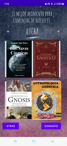 Android application Libreria Gnostica screenshort