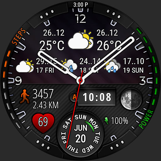 Weather watch face W3 logo