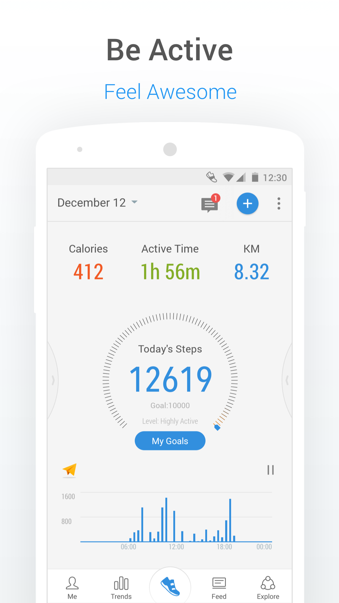 Pacer Pedometer:Walking Step & Calorie Tracker App 