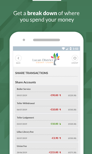 Lucan Credit Union Screen 3