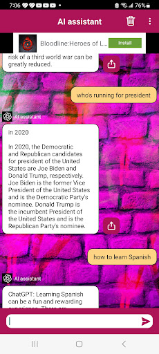 CHAT AI- AI CHATBOT ASSISTANT Screen 2