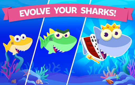 Merge Shark: Cute Fun Evolution Tap Doo  screenshots 3