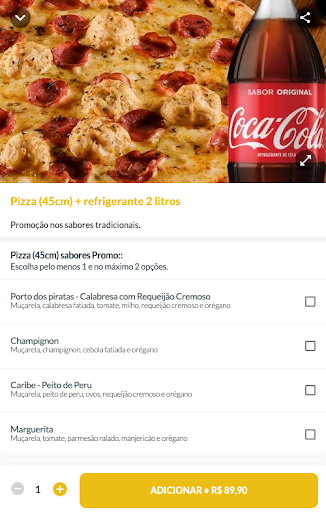 Refúgio Dos Piratas Delivery Screen 2