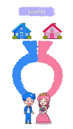 Android application Wedding Rush: Home Draw Puzzle screenshort