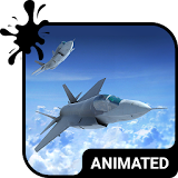 Jet Flight Animated Keyboard + Live Wallpaper icon