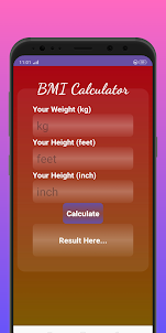 BMI Calculator: BMI index