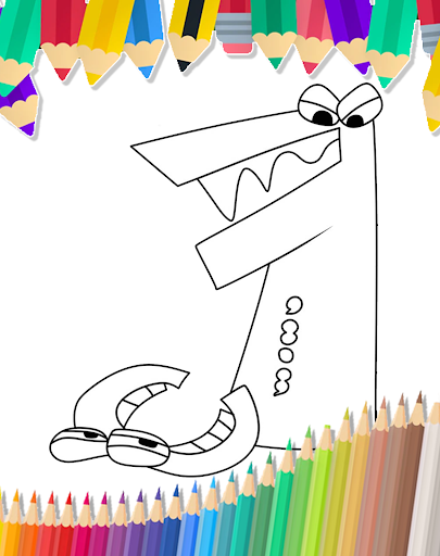 Alphabet Lore Coloring Pages