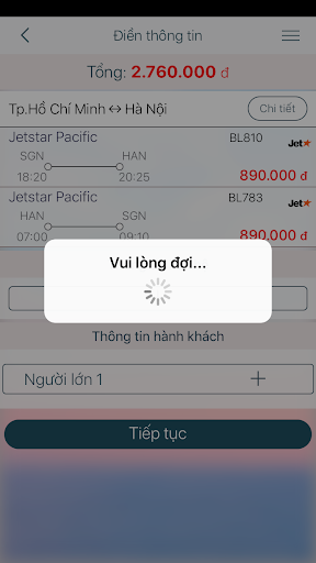Hệ thống săn vé máy bay giá rẻ Screen 2