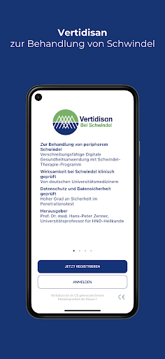 Android application Vertidisan bei Schwindel screenshort