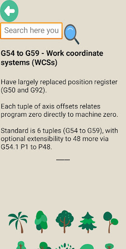 G-code list Screen 3