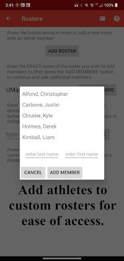 Android application Fastrack screenshort