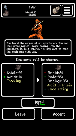 Game screenshot Buriedbornes -Hardcore RPG- hack