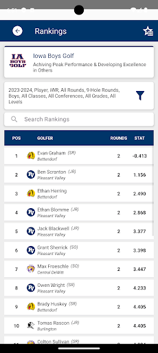 IA Boys Golf Screen 3