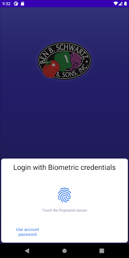 Ben B. Access Screen 2