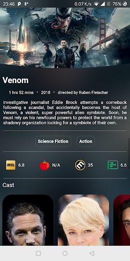 CineReel (Flutter) Screenshot 2 - AppWisp.com