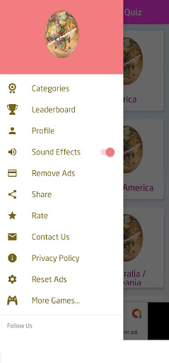 Android application Capitals Of Countries - Quiz screenshort