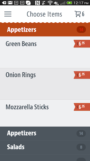 Georges Pizza IA Screen 2