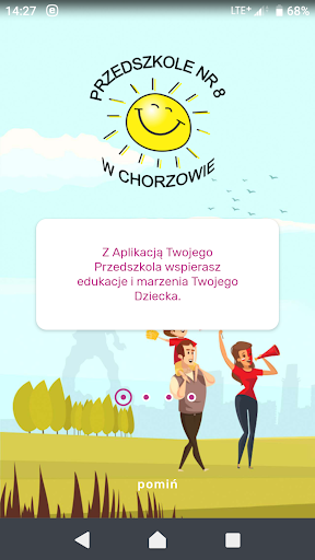Android application Przedszkole nr 8 w Chorzowie screenshort