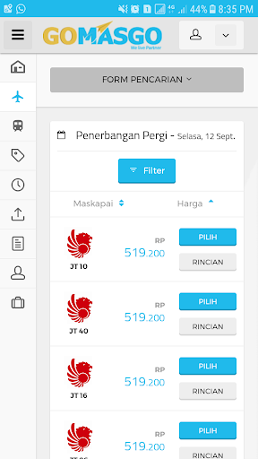 Gomasgo Mobile Screen 3