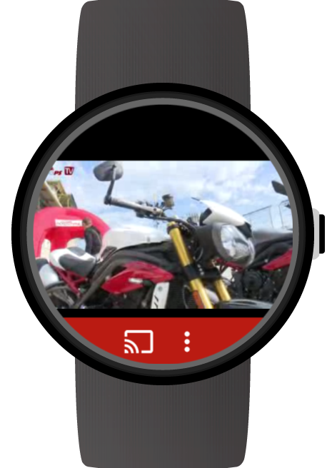 Android application Video Player for YouTube on Wear OS smartwatches screenshort