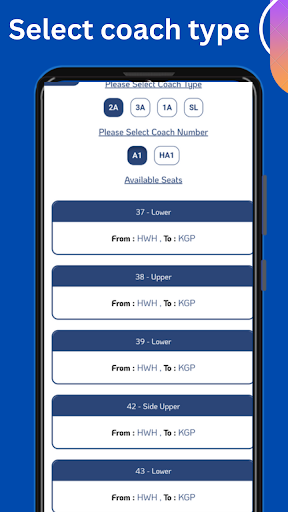 COMFORT JOURNEY-Find a seat Screen 3
