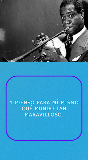 Louis Armstrong frases Screen 3