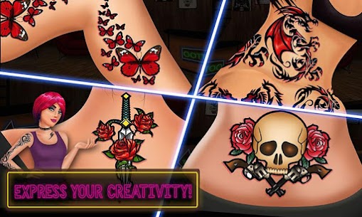 Virtual Artist Tattoo Maker Designs: Tattoo Games 2