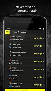 ESL Event Screenshot