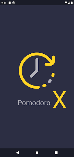 Android application PomodoroX screenshort
